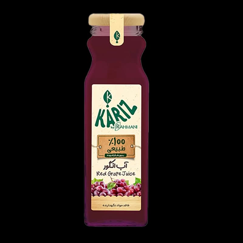 کاریز آبمیوه انگور قرمز 200م
