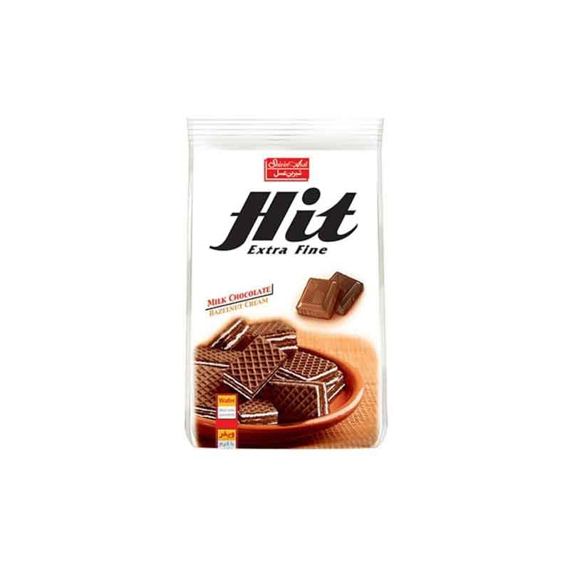 شیرین عسل ویفر هیت پاکتی کاکائویی با کرم شکلات سفید 200گ 12ع