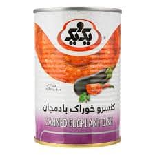 یک و یک کنسرو بادمجان 400گ کلیددار
