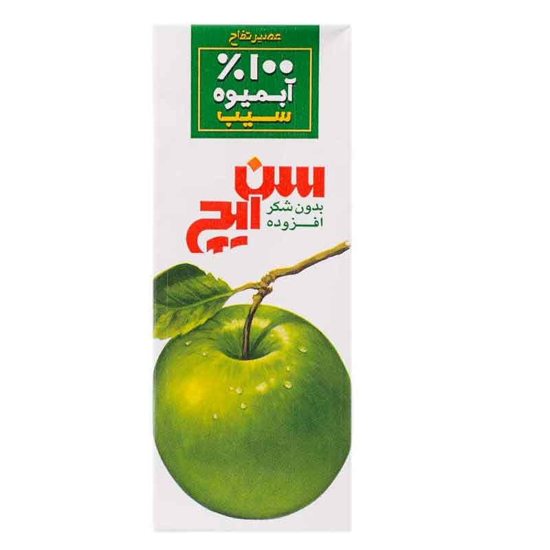 سن ایچ آبمیوه سیب سبز 200م پاکتی