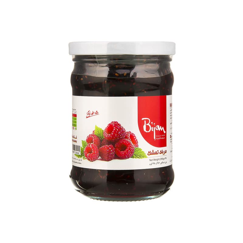 بیژن مربا تمشک شیشه 290گرم