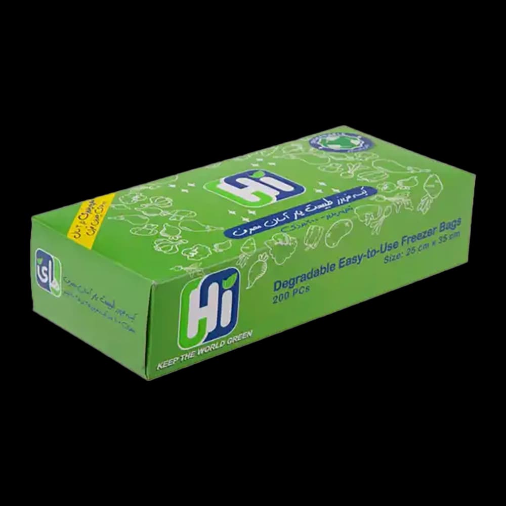 Hi کیسه فریزر آسان مصرف 200 عددی