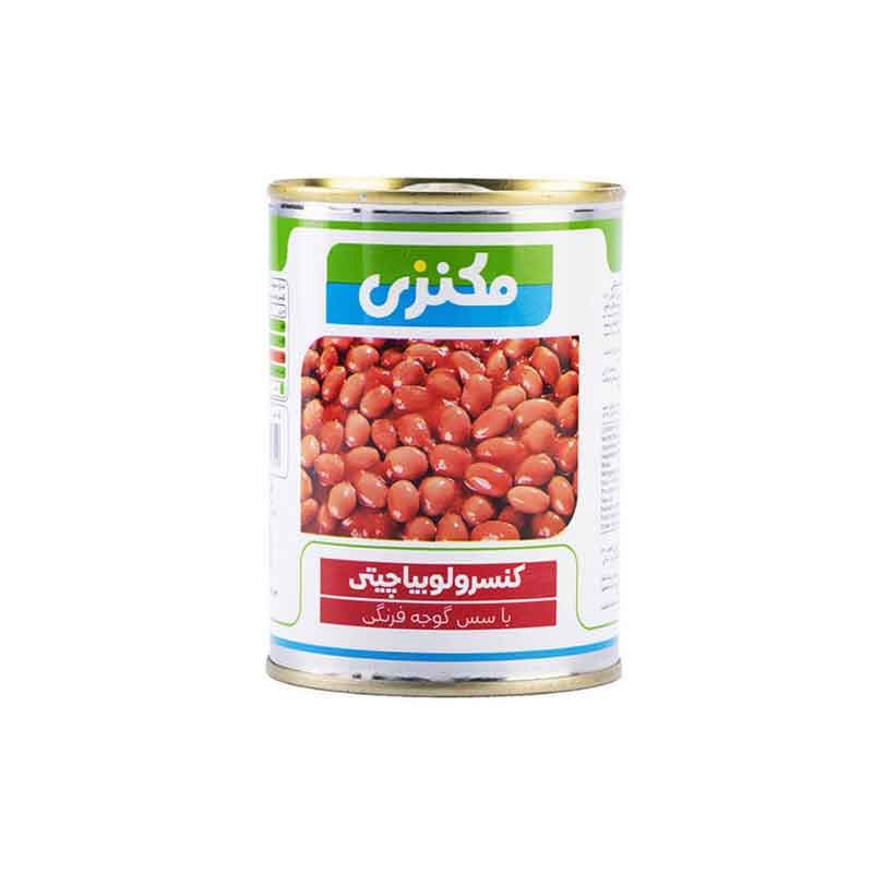 مکنزی کنسرو لوبیا چیتی کلیددار 380 گرم