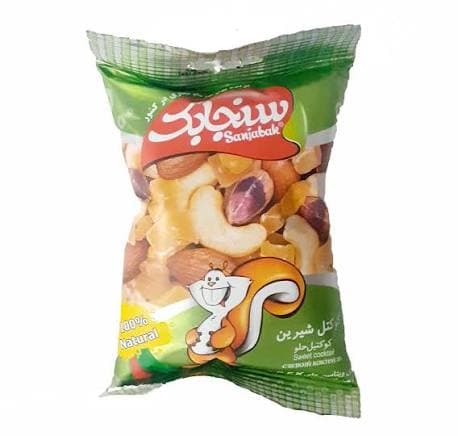 سنجابک کوکتل شیرین 70 گرم