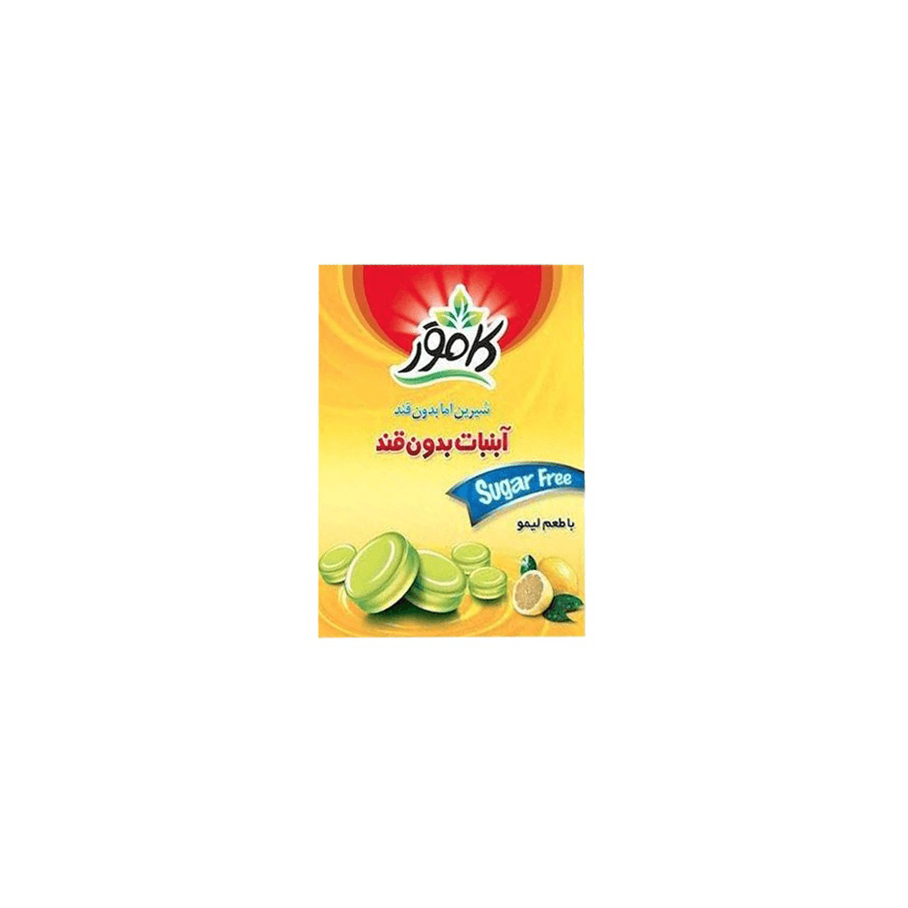 کامور آبنبات لیمو بدون قند 130گرم