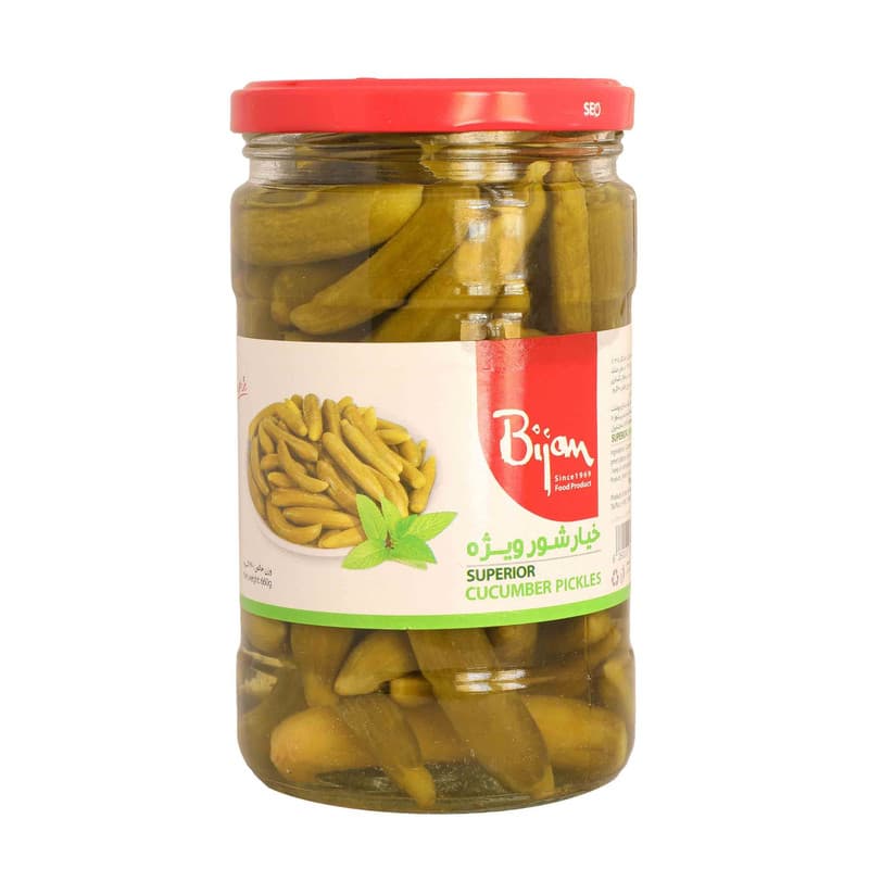 بیژن خیارشور سوپر ویژه شیشه 660گرم