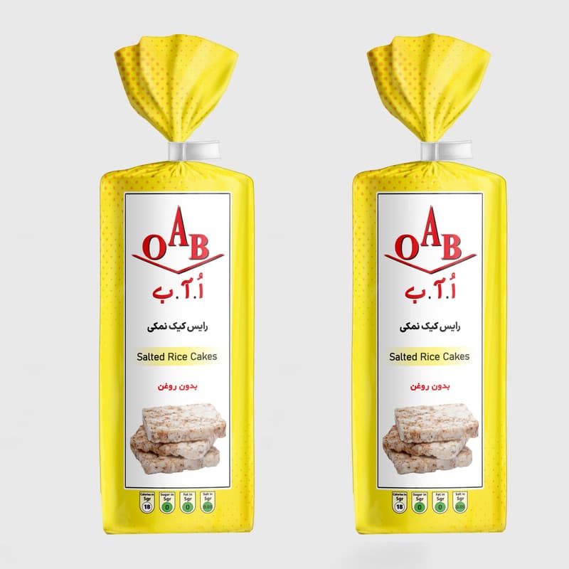 OAB رایس کیک نمکی 100گ