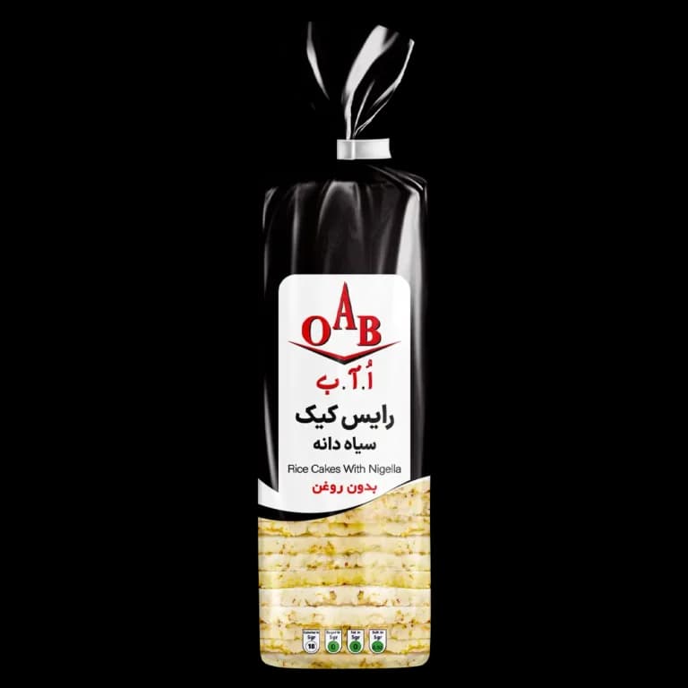 OAB رایس کیک سیاه دانه 100گرم
